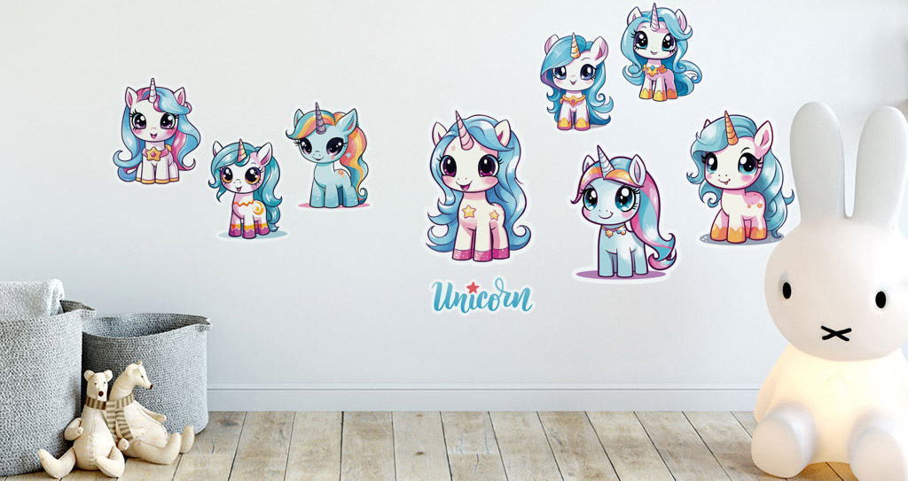 Wallstickers unicorn